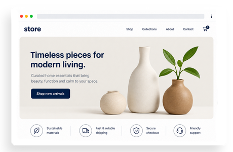 Homepage example